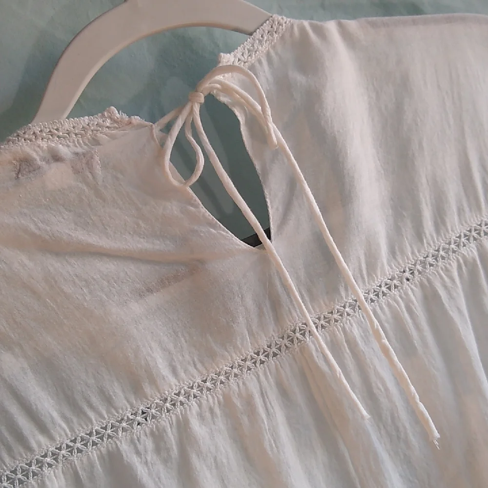 Novica XL delicate India cotton tunic blouse - Picture 10 of 16
